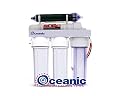 Premier 5 Stage Reverse Osmosis & Deionization (RODI) | Aquarium Reef Water Filter System - 50 GPD | Water Purifier for Fish Tank with Filter's Included