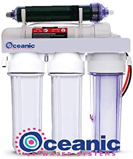5 Stage Reverse Osmosis & Deionization RODI | Aquarium Reef Water Filter System - 100 GPD | Water Purifier for Fish Tank with Filters Included by Oceanic Water Systems