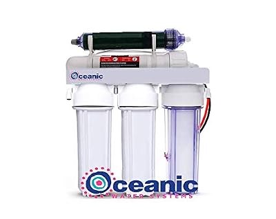 Premier 5 Stage Reverse Osmosis & Deionization (RODI) | Aquarium Reef Water Filter System - 150 GPD | Water Purifier for Fish Tank with Filter's Included | Made in USA