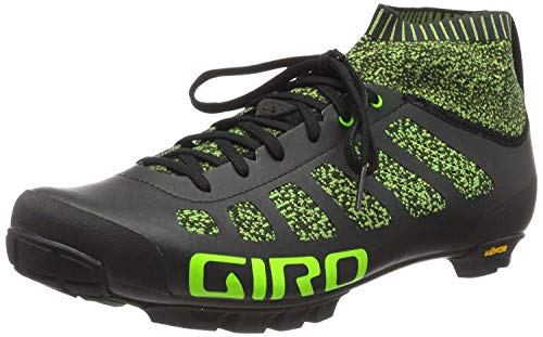 Giro Empire Vr70 Knit Unisex - Adult MTB Trail|Cyclocross Shoes, Unisex – Adults, MTB Trail Cyclocross Shoes, Lime Black, 42.5 EU