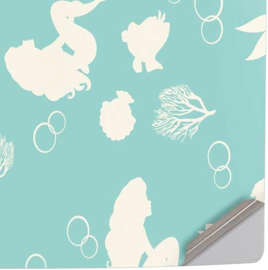 Skinit Decal Gaming Skin Compatible with PS5 Slim Digital Edition Console - Officially Licensed Disney The Little Mermaid Character Silhouette Pattern Design