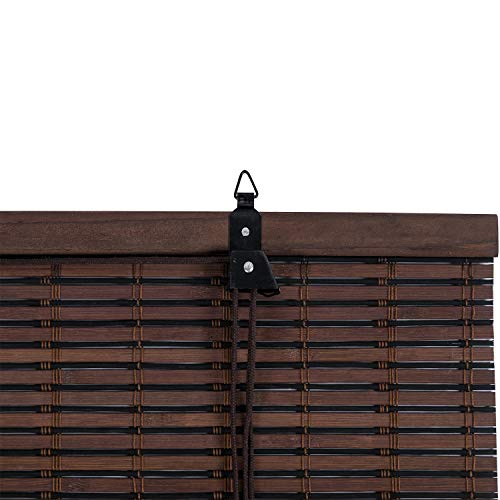 N / A Bamboo Wooden Roll Up Blinds, Window Sun Blade Privacy Drape 24 X 72 Inches #TOP3