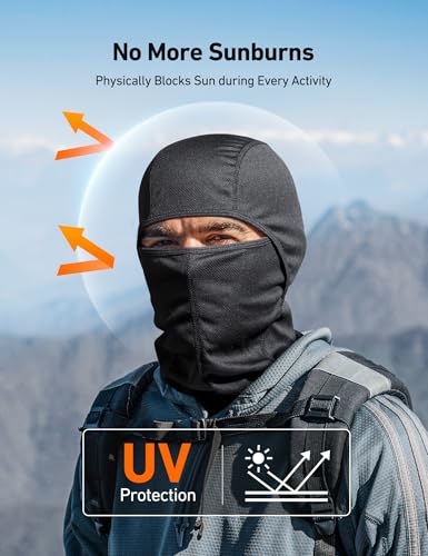 image for AstroAI Ski Mask Balaclava Face Mask Shiesty Mask for Men Women, Motor