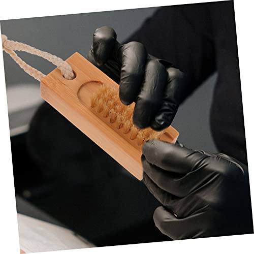 HONMEET 2 Peças Escova De Limpeza De Unhas Limpador De Unhas Escova De Limpeza De Unhas Limpador Nat