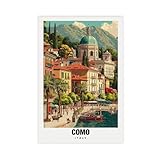 Como Print – Italien-Poster, Leinwand, Poster, 