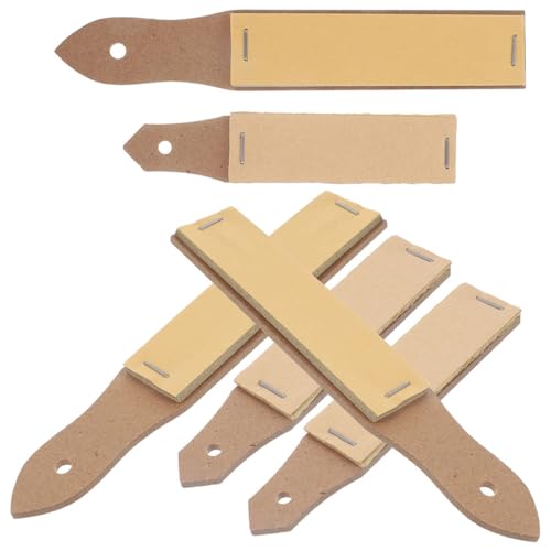 JECOMPRIS Fournitures pour Tailler Les Crayons 6 Blocs de Papier de Verre, Accessoires de Peinture Artistique pour Usage en Extérieur et Croquis, Lot 3 Grandes et 3 Petites Feuilles