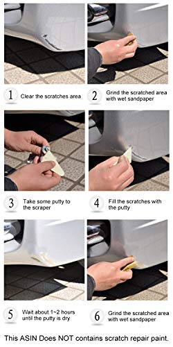 Songven S-20201110 4 In 1 Car Body Putty Scratch Filler Painting Pen Assistant Soil For Deep Scratch Pit Easy Repair Automotive Scratch Filler Kit Durable Scratch Filler thumb #1