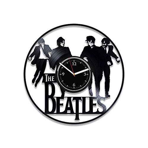 Horloge murale vinyle horloge murale Beatles horloge murale fait main anniversaire cadeau disque vinyle - Les Beatles, Paul McCartney, John Lennon, RIngo Starr, George Harrison Horloge murale vinyle horloge murale Beatles horloge murale fait main anniversaire cadeau disque vinyle