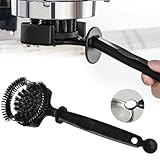 Cepillo de Limpieza para Cafetera Espresso 58 mm, Cepillo Redondo para Grupo y Ducha, Limpieza Alrededor de la Junta, Elimina posos y aceites de café, Accesorio Barista para casa y cafetería
