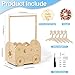 TDHZXEM Wooden Baby Shower Basket with Hanger Rack - Personalized Baby Gift, Newborn Essentials Organizer for Nursery, Welcome Gift Basket for Newborn, Pregnancy Gifts for New Parents.