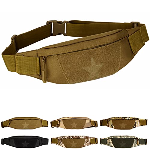 JSHAHA Taktische Gürteltasche Hüfttasche (Braun) Cover