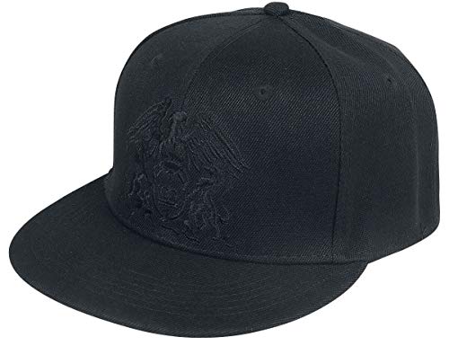 Casquette Noir Queen Blason Noir en coton élégant pour un style urbain quotidien