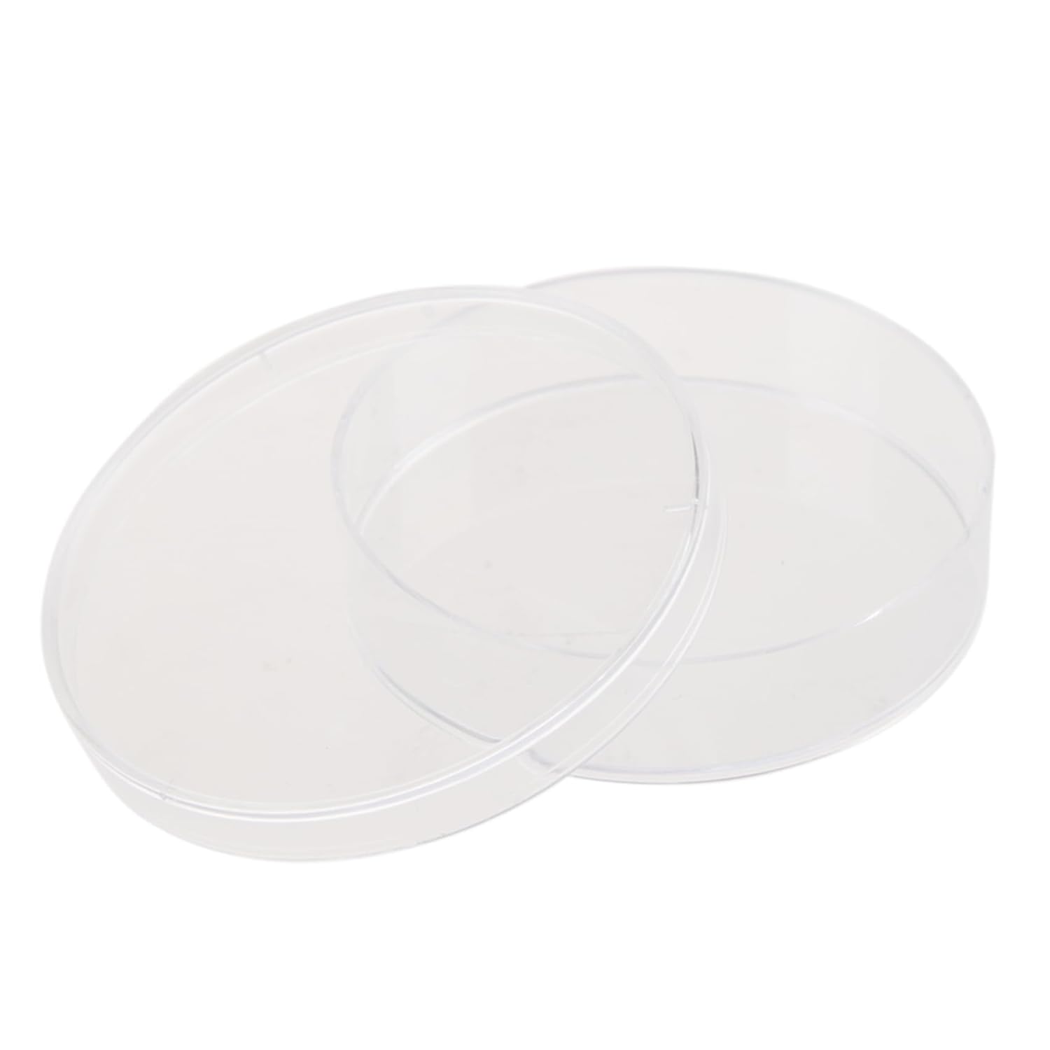 Aboiled 200Pcs Sterile Petri Dishes with Lids - 55mm x 15mm Lab Culture Plates Bacterial Fungal Growth