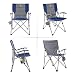 EVER ADVANCED Silla de Campamento Plegable de Gran Tamaño con Estructura de...