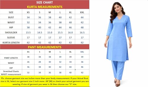 Image of JAIPUR HAND BLOCK Women's Cotton plain Straight Salwar Suit | V-Neck | 3 /4th Sleeve | Regular Fit | Daily, Office & Ethnic Wear(ST00125-V-NEW)