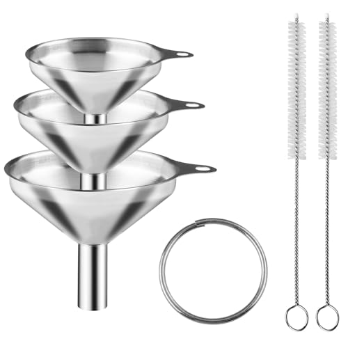 Imbuto in Acciaio Inox, Mezzar 3 Pezzi Set Imbuto Piccolo