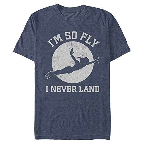 T-shirt fée Clochette homme Disney bleu marine grande taille 3XL