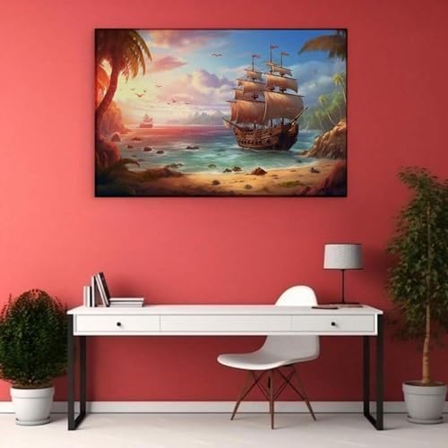 Voilier majestueux tableau artistique de l'exploration - 3