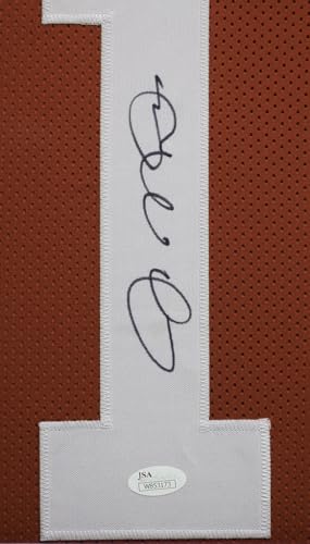Joe Montana Autographed Red San Francisco Jersey - Beautifully Matted and Framed - Hand Signed and Certified Authentic by JSA