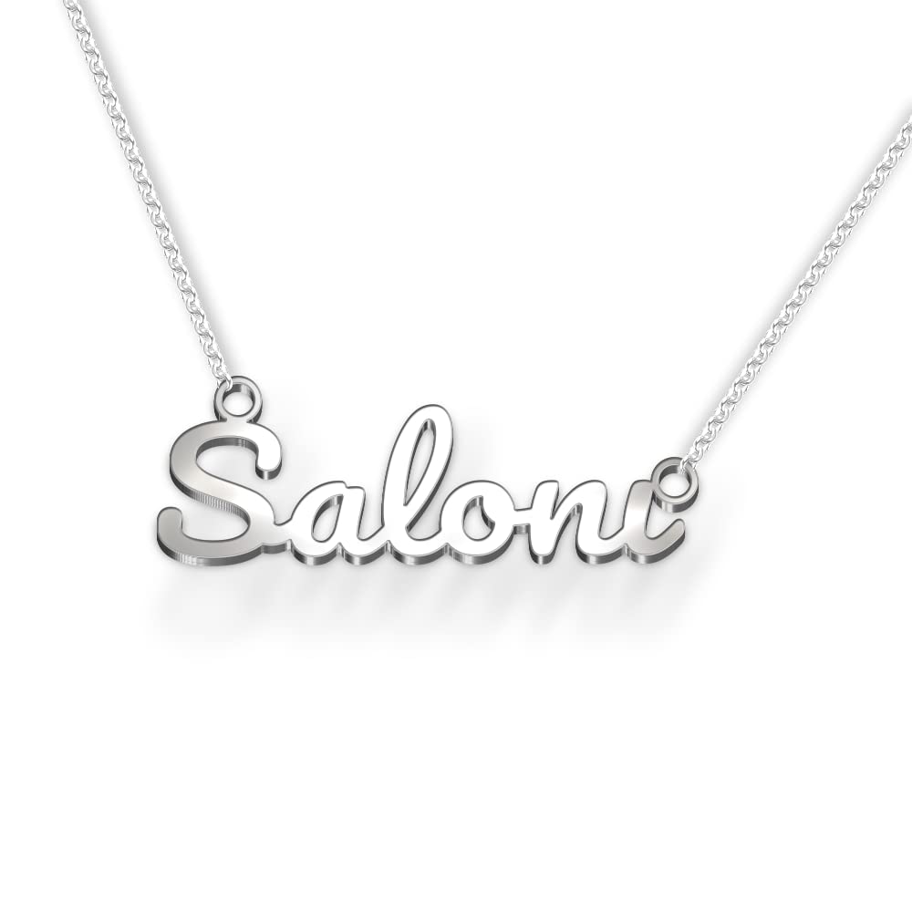 See full amazon price history chart for DREAMRAX Saloni Name Necklace in Silver Polish – Bold Cursive Font, Personalized Jewelry for Women & Girls, Splash Proof & Anti-Tarnish, Custom Gift, Durable and Stylish, Best for Everyday Wear DREAMRAX Saloni Name Necklace in Silver Polish – Bold Cursive Font, Personalized Jewelry for Women & Girls, Splash Proof & Anti-Tarnish, Custom Gift, Durable and Stylish, Best for Everyday Wear (B09XKQKFY1) Amazon Price History, Amazon Price Tracker