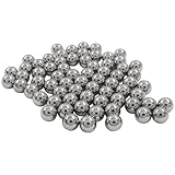 Bivethoi 100 Pack Carbon Steel Bearing Balls, 10mm Precision Steel Balls Polished Bearing Balls for Industrial Equipment/DIY Enthusiasts