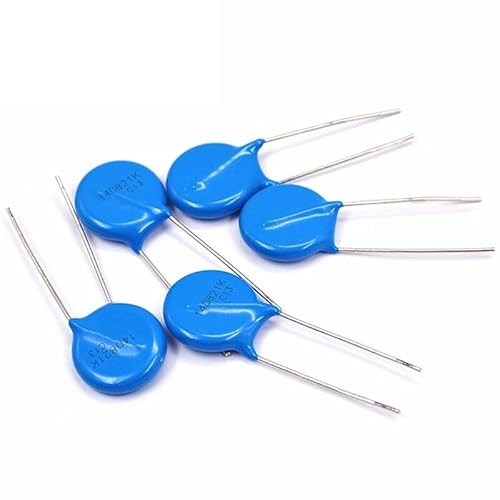 GAGOM 50Pcs Metal Oxidation Varistors, 14D821K Varistor 820V, 14D821 Disc Varistor Resistor for Industrial Home Appliance Varistor