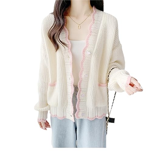 Womens Kawaii Rabbit Knit Sweater Cute Cardigan Aesthetic for Teen Girls Cosplay Y2k Anime Japanese JK School Uniform Jacket4