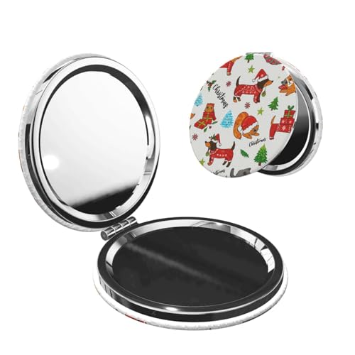 Espejo de maquillaje portátil circular 6.5 cm