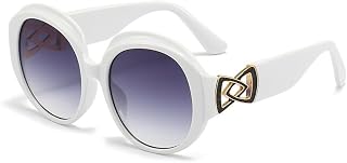 Gafas de sol redondas vintage para mujer, degradados, coloridas, modernas, para mujer