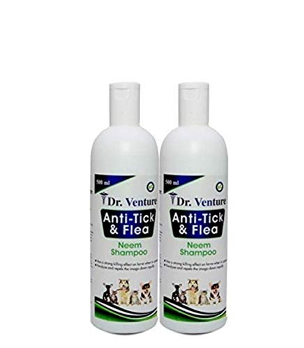 Dr Venture Natural Neem with Aromatic Oil for Anti-Itching, Insect Repellent Anti-Tick and Flea Dog and Cat Shampoo 500 ml Pack of 2 (B08KW4WGV2) Amazon Price History, Amazon Price Tracker