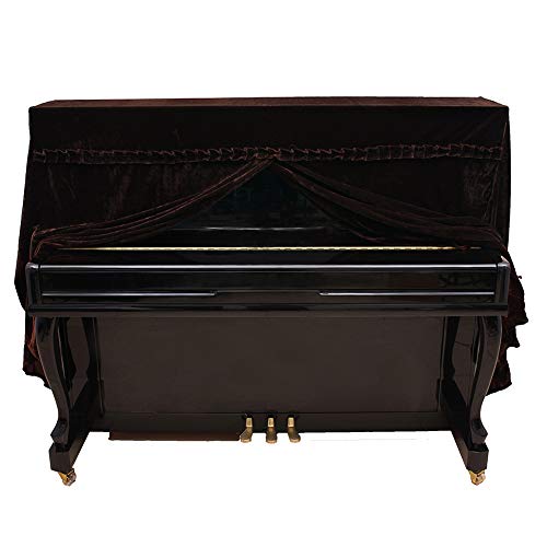 Jinyi Linda capa de piano vertical, capa de piano completa requintada, para pianos verticais, uso pr
