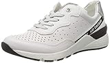 marco tozzi schuhe Altura del talón: 4 cm Marco Tozzi 2-2-23737-34, Zapatillas Mujer, Blanco (White Combi 197), 41 EU