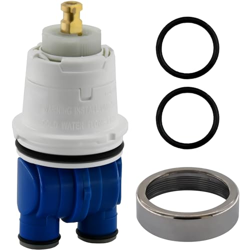 RP19804 Shower Cartridge Replacement for Delta 1300/1400 Series, Compatible with Delta Monitor Rough-in Valve and Single-Hanlde Trim Kit, Include RP22734 Bonnet Nut Replacement - Thumbnail 6