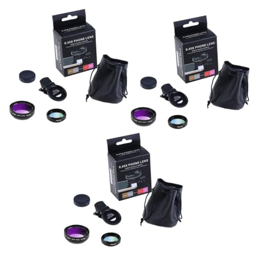 OSALADI 3pcs Intelligent Camera Lens Phone Camera Lens Smart Phones Phone Telephoto Lens Cell Phone Lens Universal Phone Mobile Phone Holder