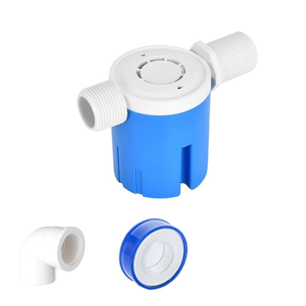 Válvula flotante automática lateral de plástico mini para regular el nivel en piscinas