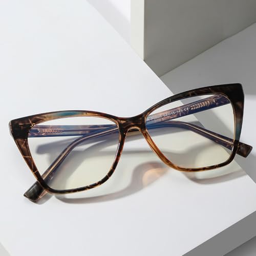 Lunettes œil de chat Champagne LVTFCO parfaites pour le travail sur écran - 4