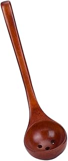 Unomor Wooden Kitchen Spoon Tool Jumbo Spoon for Cooking Spurdle Filter for Hot Pot Soup