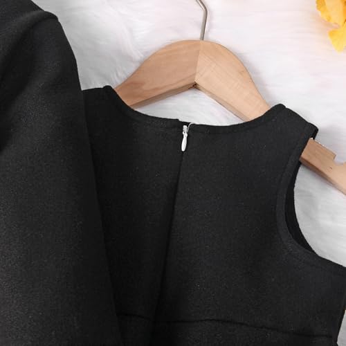 Toddler Baby Girl Dress Coat Long Sleeve Solid Color Buttons Jacket Coat Fall Winter Outfit4