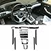 ZYRIOUV Car Interior Moulding Trim Strip Compatible with BMW- 3 Series/E46 1998-2005 Dashboard Carbon Fiber Sticker Car Interior Accessory Part