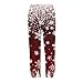 WENKOMG1 Pajama Pants Matching - 3D Pattern Loose Lounge Sleepwear Leisure Pajama Pant Mens Christmas Deer Pajamas Bottoms Man Pj Fashion Men Clothes Pyjamas (L - Red)