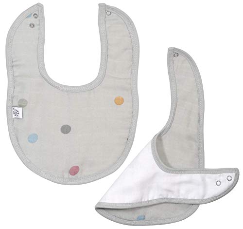 Kindsgut Slabbetjes, mousseline, baby, set van 2 - Image 6