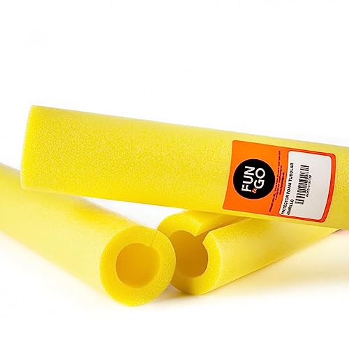 Protection mousse tube Ø92 mm jaune 2m pour poteau et tuyau - 2