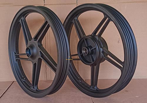 Par de Rodas Dianteira Disco de Liga Leve Cg 150 160 Titan Fan Start – Fabreck 5 Palitos