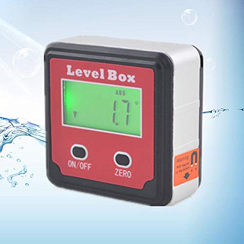 Inclinómetro digital de precisión Goniómetros de electrones Base magnética de 360 ??grados Transportador digital Buscador de ángulo Caja de bisel fghfhfgjdfj