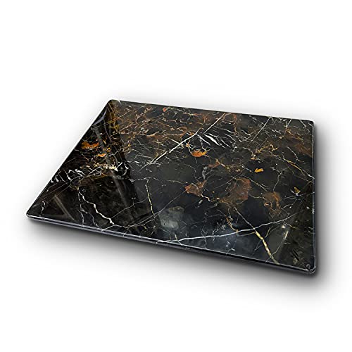 Thewolfard Luxury Handmade Black And Gold Marble Cutting Board, Best Cheese - Pastry Board And Dough Rolling Tray For Kitchen & Housewarming Gifts., Large (Cb2021) #TOP1