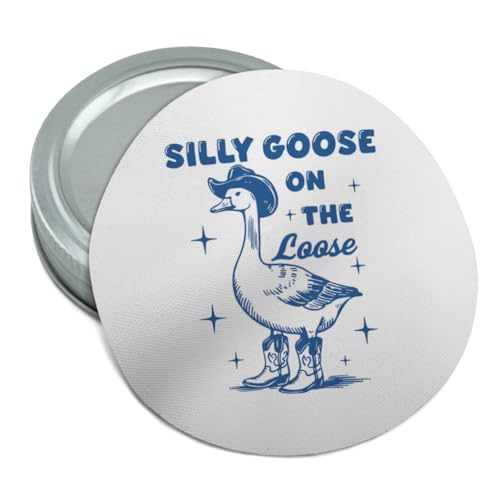 Graphics & More Silly Goose on the Loose Round Rubber Non-Slip Jar Gripper Lid Opener
