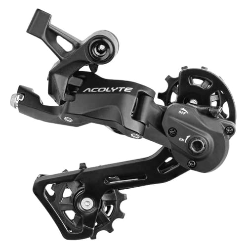Dérailleur arrière Acolyte microSHIFT 8V avec chape moyenne anti-déraillement
