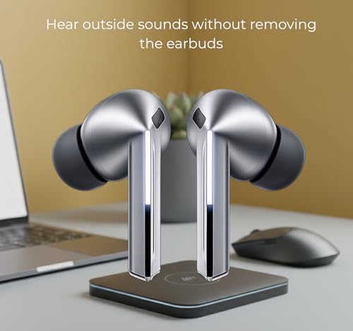 Image of Original for Samsung Buds 3 Bluetooth TWS Earbuds with Mic - 360 Surround Audio, Fast Pair, Long 37 Hours Playback (Grey)