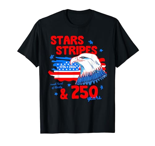250th Anniversary Stars Stripes 250 Years American 4th July T�V���c