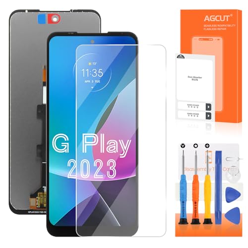 Image of AGCUT for Moto G Play 2023 Screen Replacement for Moto G Play 2023 Display XT2271 LCD Digitizer XT2271-5 LCD Touch Screen Assembly Repair Parts